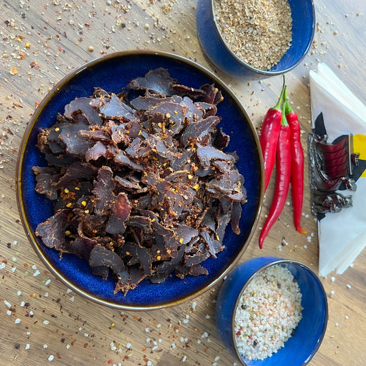 Chili Beef Biltong (100 g, skivad)