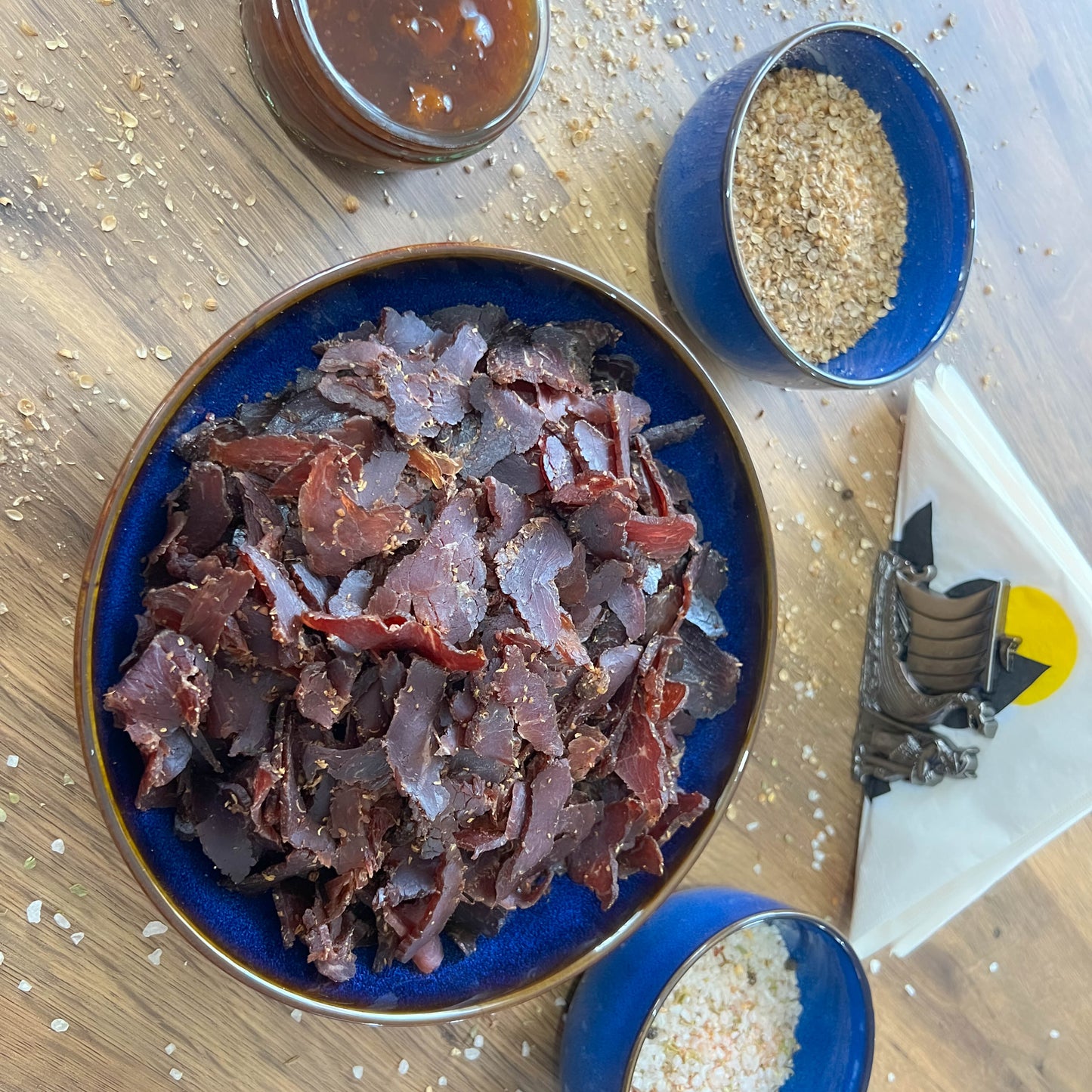 Chutney Beef Biltong (100 g, skivad)