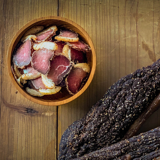 Original nötkött Biltong (100 g, skivad)