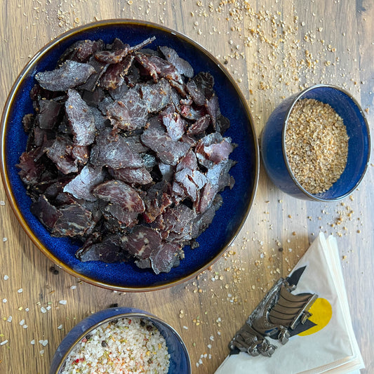 Original nötkött Biltong (100 g, skivad)